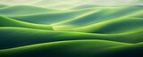 Fototapeta Natura - Generative AI image of clouds, in the style of wavy lines and organic shapes, lush landscape backgrounds, rectangular fields, tilt-shift photography, green, flowing fabrics