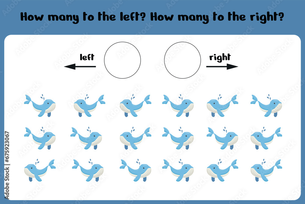 Logical game for children 