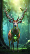 A deer in the jungle ai generative image