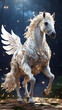 A brave horse are come from haven hd quality picture ai generative