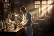 © Moritz - Scientist looking at his results, Medicine doctor checking samples and tests in laboratory