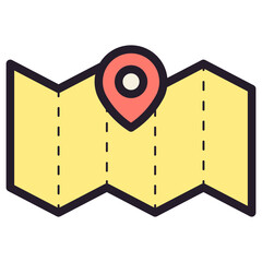 Poster - map icon