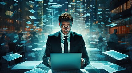 Aufkleber - DPO, data protection officer illustration