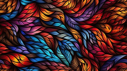 Wall Mural - abstract colorful seamless background