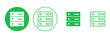 © AAVAA - Database icon set. database vector icon