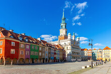 Image Of Poznan City Historical Streets And Old Market Square In Poland