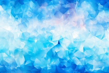 Wall Mural - Abstract geometric composition of blue, light blue, and white textures on a background