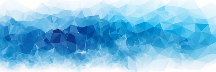 Wall Mural - Abstract geometric blue and light blue pattern on white background for design and decoration