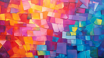 Color tile poster web page PPT background