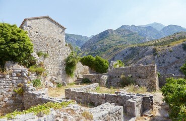 Wall Mural - The haunting ruins of Stari Bar in southern Montenegro