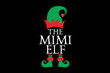 The Mimi Elf Funny Christmas T-Shirt Design