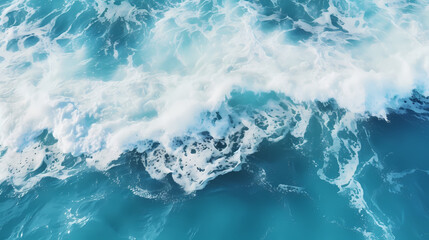 Seascape, waves, ocean poster web page PPT background