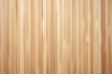 Canvas Print - Wooden wall texture of vertical beech wood planks, surface material boards