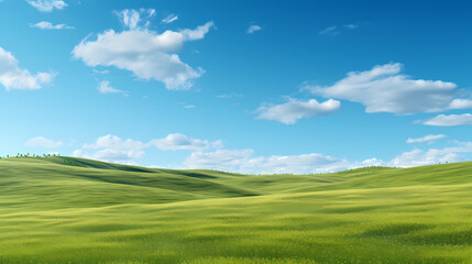 Wall Mural - Field, countryside, grassland poster web page PPT background