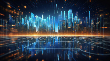 big data connection with Hi-Tech digital display