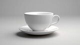 Fototapeta  - tea cup mockup white background