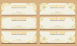 luxury gold horizontal banner template. Suitable for web banner, banner and internet ads design