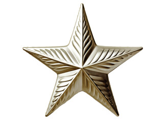 Wall Mural - silver star christmas tree topper.