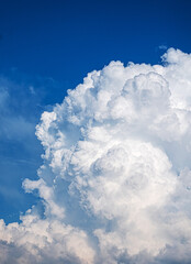 Wall Mural - nice clouds over blue sky