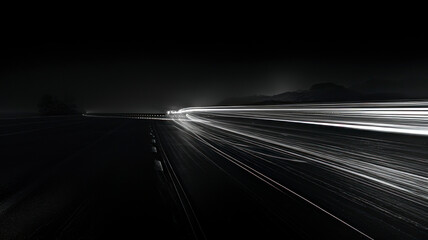 Speed motion on road at night,highway road ,highway night ,street light