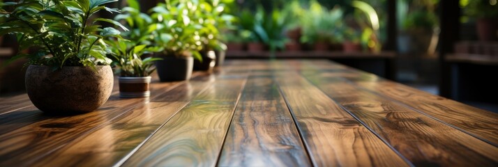 Wall Mural - Empty Wooden Table Top Blur Background , Background Image For Website, Background Images , Desktop Wallpaper Hd Images