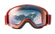 Amazing Shiny Ski Goggles Isolated on Transparent Background PNG.