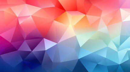 HQ resolution futuristic and colorful polygon mosaic vector art background. Abstract 3D triangular with low poly art style and gradient background.