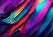 Super realistic multi-colored abstract wallpaper, theme science fiction objects, think of a different concept, Generative AI