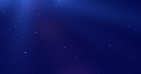 View of the universe with stars blue background and light ace. Concept of astronomy, research and new findings in the universe.