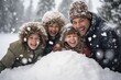 The Delightful Chaos Following a Snowball Fight: Faces Full of Snow and Hearts Full of Laughter