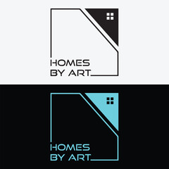 Wall Mural - Home builder company logo design Vectors