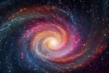 galaxy in space, computer generated abstract background, 3d render. galaxy and nebula in deep space.