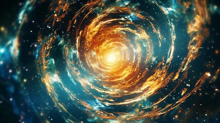 Wall Mural - abstract fractal computer-generated image. fractal art for creative design. decoration for wallpaper