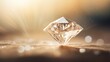 © thesweetsheep - Diamond, precious gems closed up at soft light background