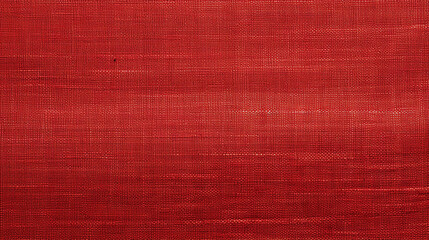 Poster - Red Linen Texture Background, Ideal for Cloth-related Designs.