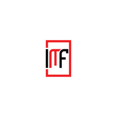 IMF letter logo design on . IMF creative initials letter logo concept. IMF icon design. I M F