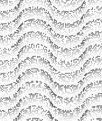 Poster - black and white background halftone pattern vector Format