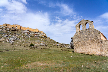 Mozarabic castle of Gormaz in Soria, Castilla y Leon, Spain.