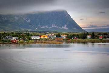 Canvas Print - Village Risoeyhamn, Norway