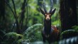 Saola in Forest Environment
