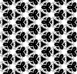 Black seamless abstract pattern. Overlay for background and backdrop. Ornamental design. PNG graphic illustration with transparent background.