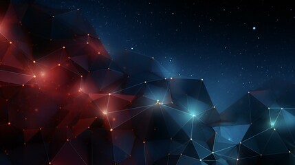 abstract background with triangles and lines