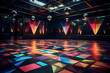 Rhythmus der Nacht - Dynamische Tanzfläche in lebendiger Clubatmosphäre