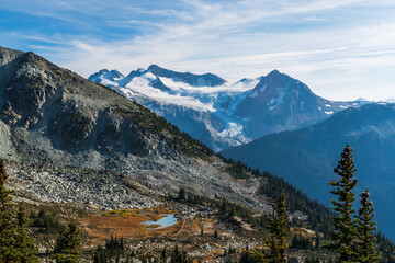 Wall Mural - Beautiful views of Whistler and Garibaldi Provincial Park Mountains, British Columbia, Canada