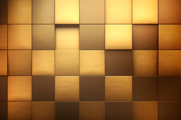 Wall Mural - Golden shapes abstract style background