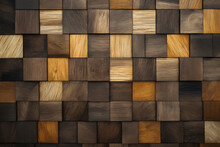 Wooden Plastic Inlaid Cubes, Surface, Material Texture