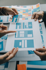 ux graphic designer creative sketch planning application process development prototype wireframe for