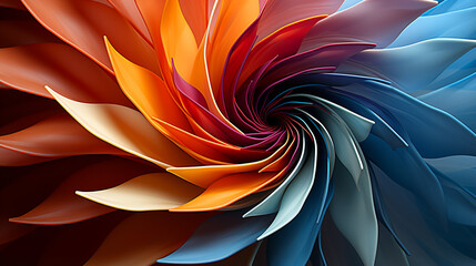 Sticker - abstract fractal background HD 8K wallpaper Stock Photographic Image 