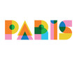 paris city lettering
