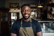 © sam - portrait of a happy black man small business owner